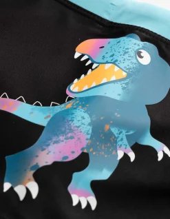 Badehose - Dinosaurier - schwarz