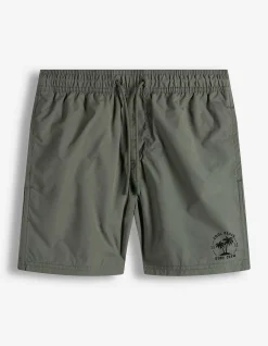 Badehose - einfarbig - dunkelgrün