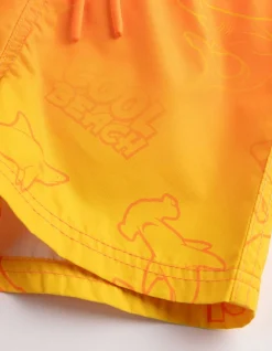 Badehose - Farbnuancen - orange