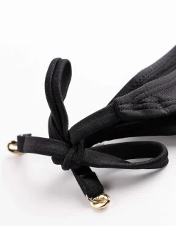 Badehose - Glitzerstoff - schwarz