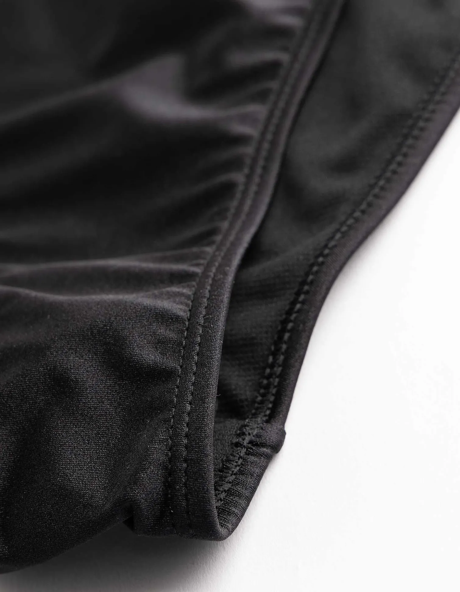 Badehose - Glitzerstoff - schwarz