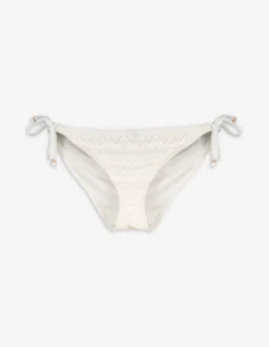 Badehose - Lurex - weiß