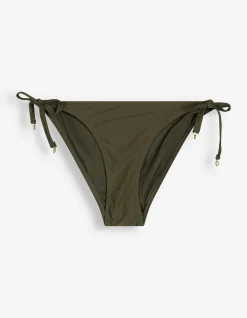 Badehose - Metallic-Details - dunkelgrün
