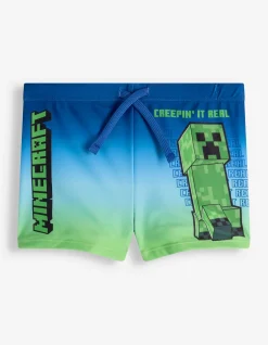 Badehose - Minecraft - dunkelblau
