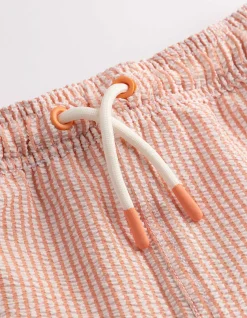 Badehose - Seersucker - orange