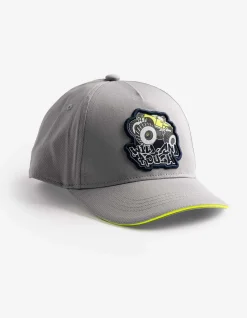 Basecap - Applikation - hellgrau