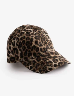 Basecap - Leopardenmuster - dunkelbraun