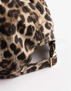 Basecap - Leopardenmuster - dunkelbraun