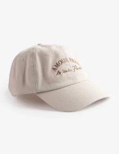 Basecap - Schriftzug - Beige