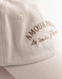 Basecap - Schriftzug - Beige
