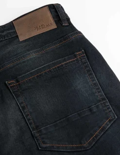 Basic Jeans - Straight Fit - dunkelblau