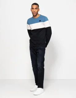 Basic Jeans - Straight Fit - dunkelblau
