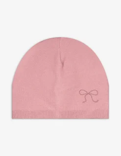 Beanie - Stickereien - rosa