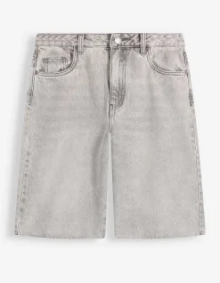 Bermuda - Relaxed Fit - grau