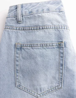 Bermuda - Relaxed Fit - hellblau