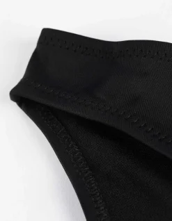 Bikinislip - einfarbig - schwarz