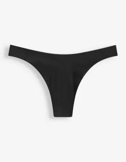 Bikinislip - einfarbig - schwarz