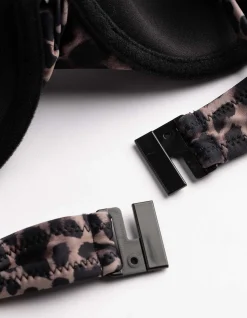 Bikinitop - Leopardenmuster - braun