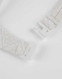 Bikinitop - Lurex - weiß