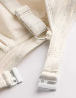 Bikinitop - Strukturiertes Material - beige