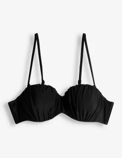 Bikinitop - Verstellbare Träger - schwarz