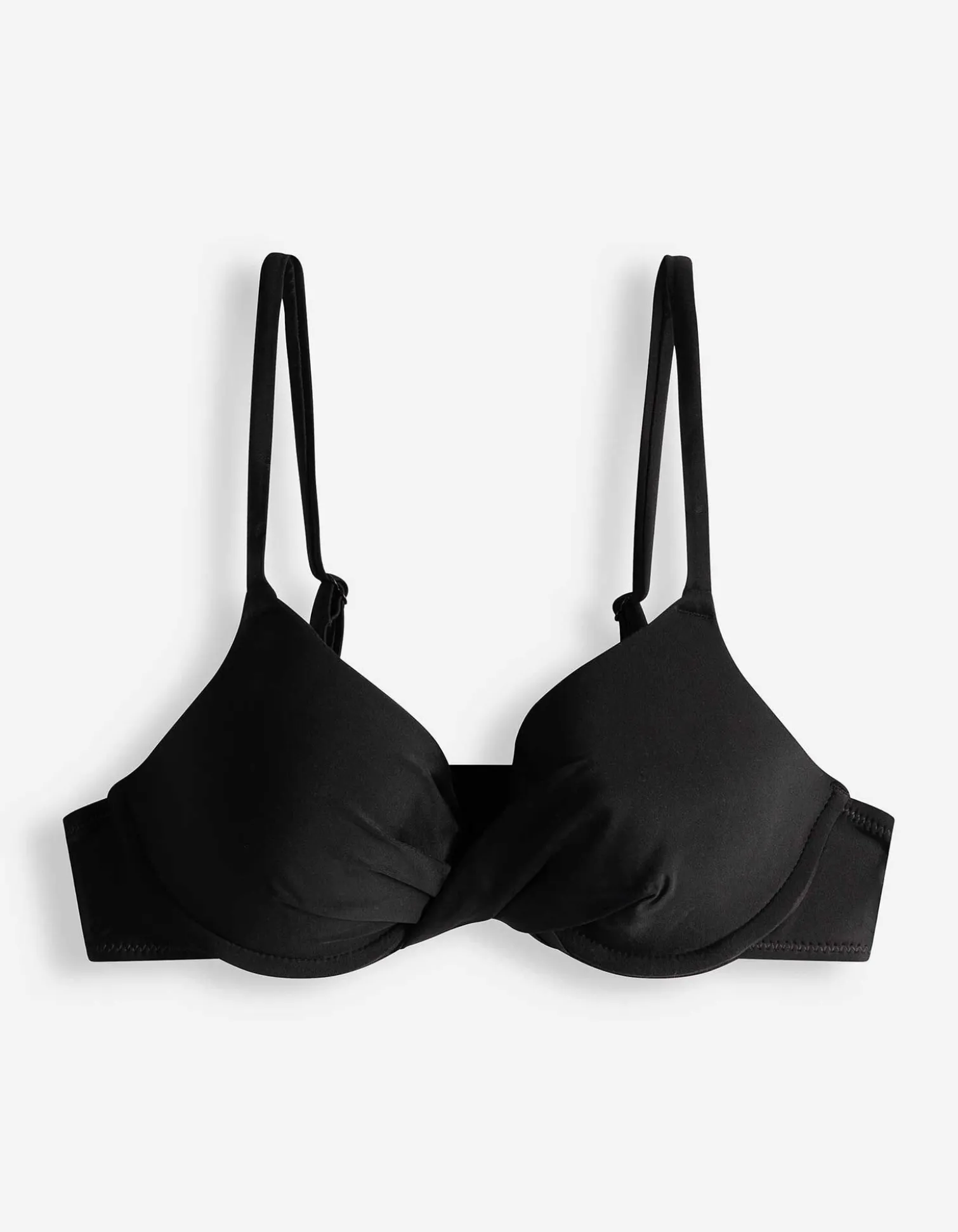 Bikinitop - Verstellbare Träger - schwarz