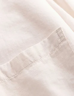 Bluse - Brusttasche - Beige
