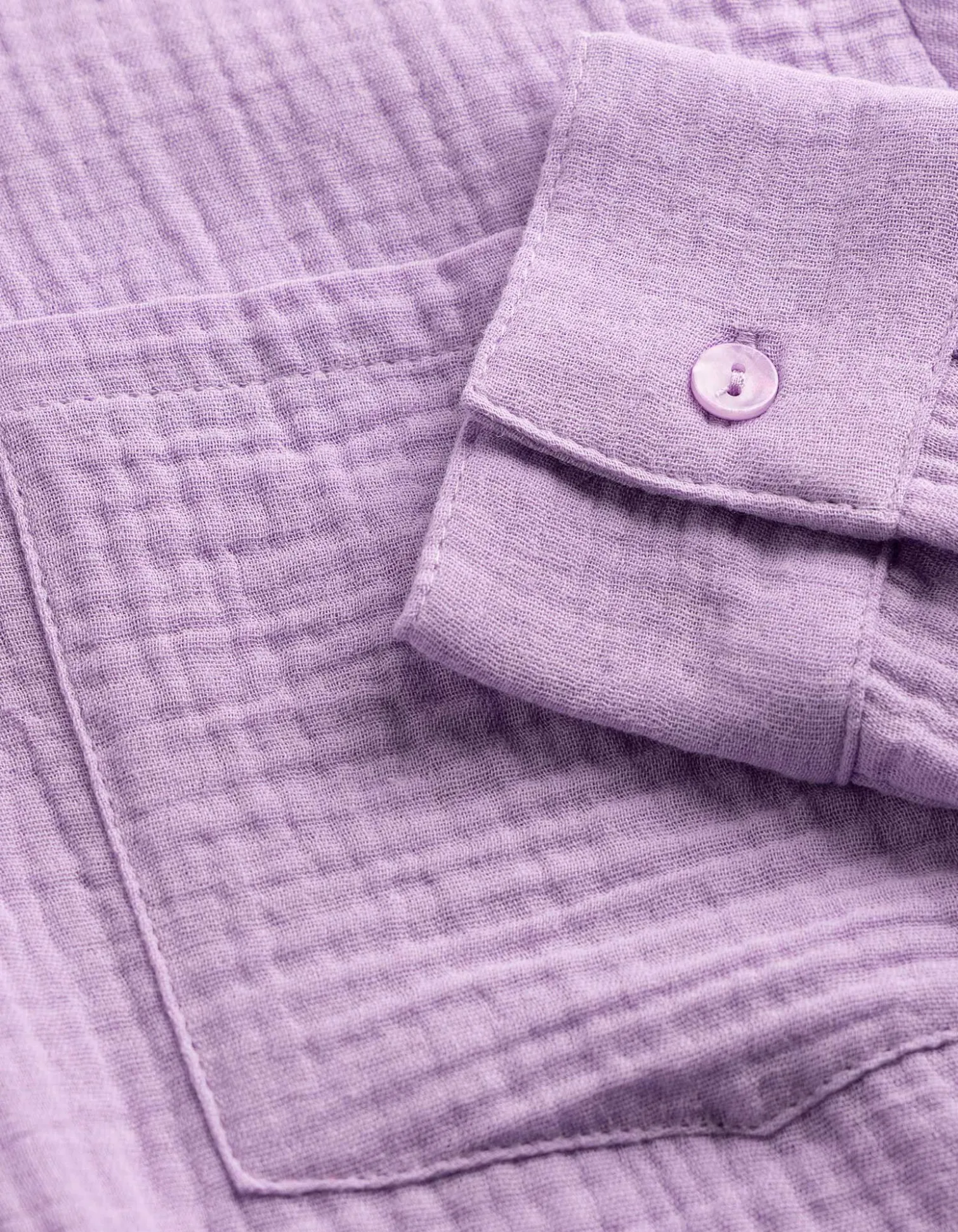 Bluse - einfarbig - lila