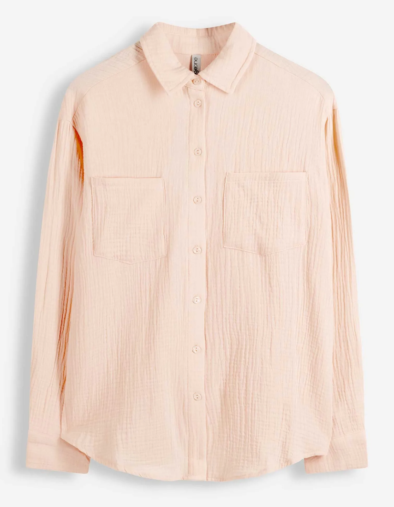 Bluse - einfarbig - rosa