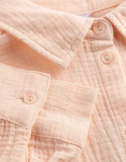 Bluse - einfarbig - rosa