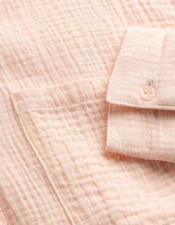 Bluse - einfarbig - rosa