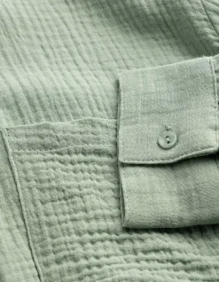 Bluse - einfarbig - türkis