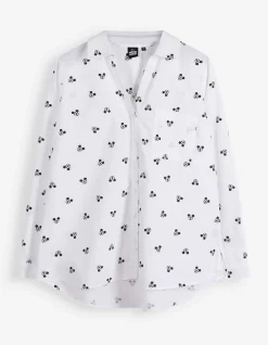 Bluse - Mickey Mouse - weiß