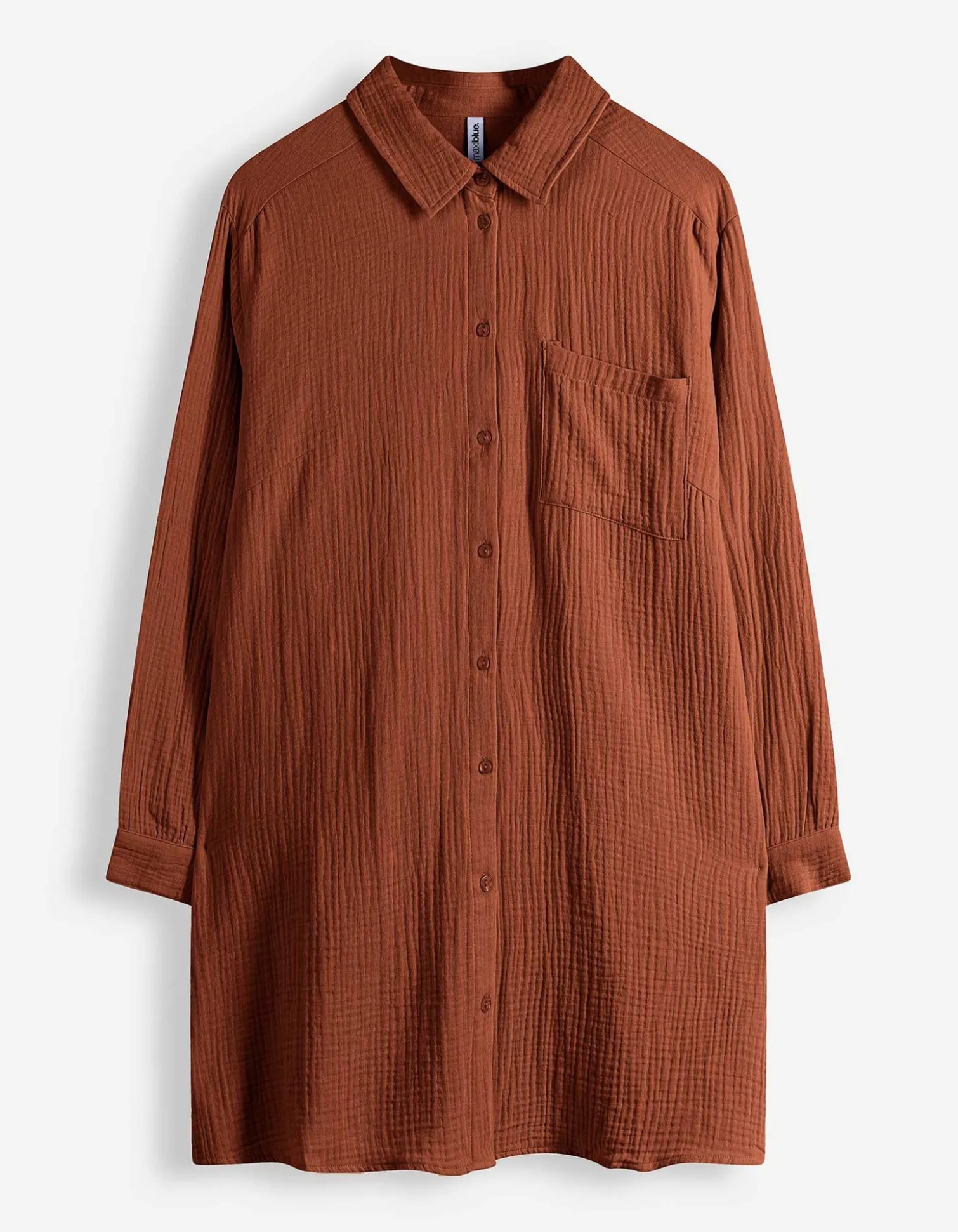 Bluse - Musselin - dunkelrot
