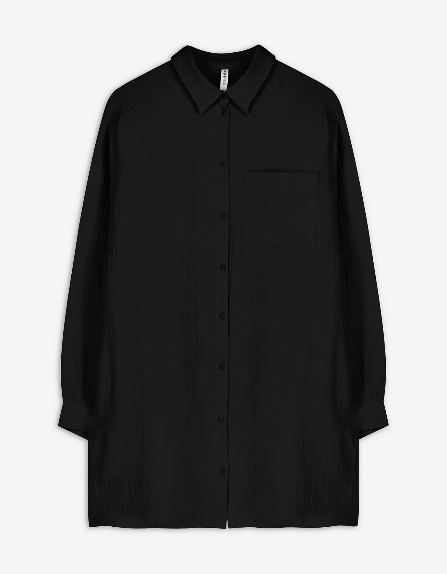 Bluse - Musselin - schwarz