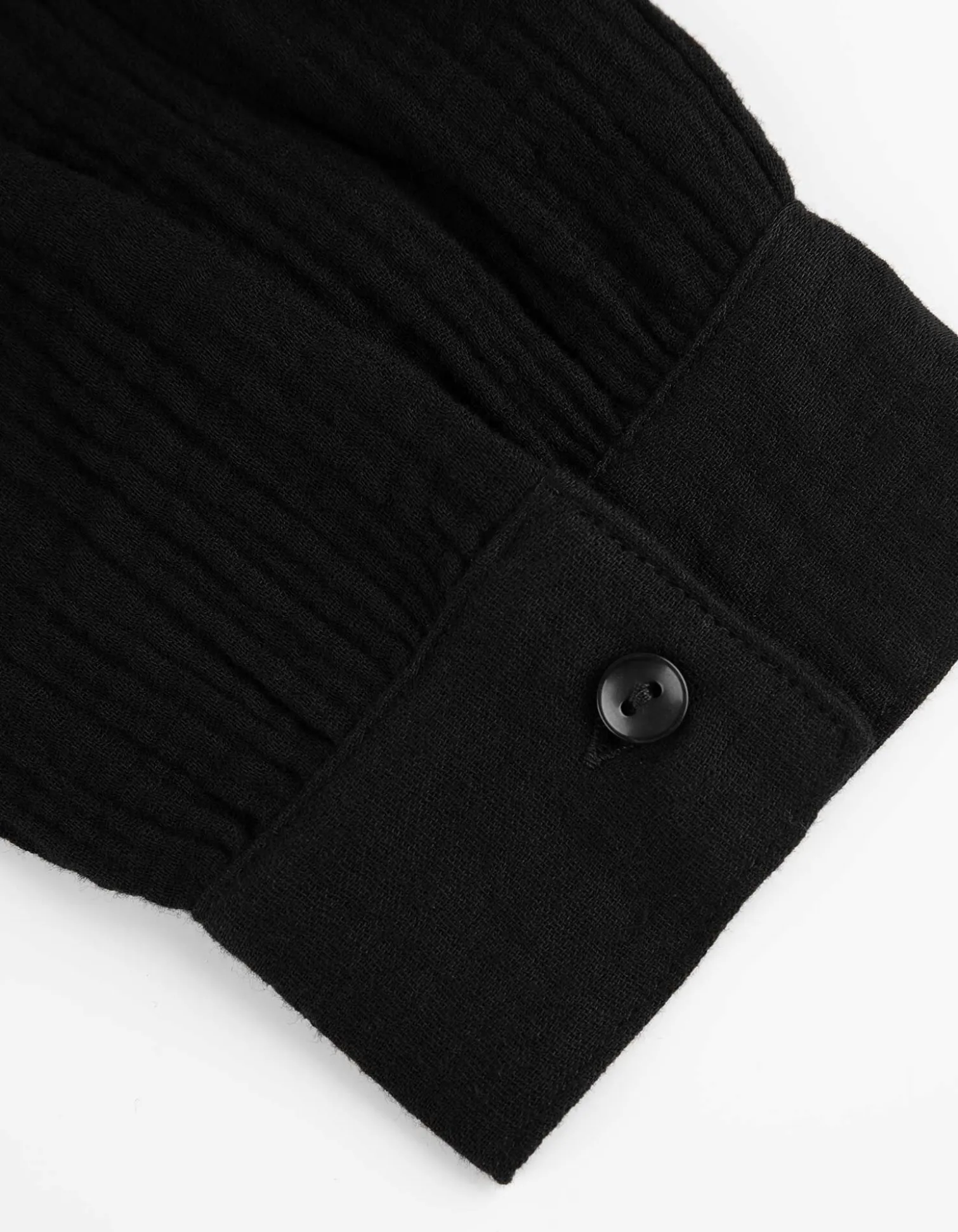 Bluse - Musselin - schwarz