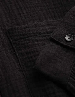 Bluse - Musselin - schwarz