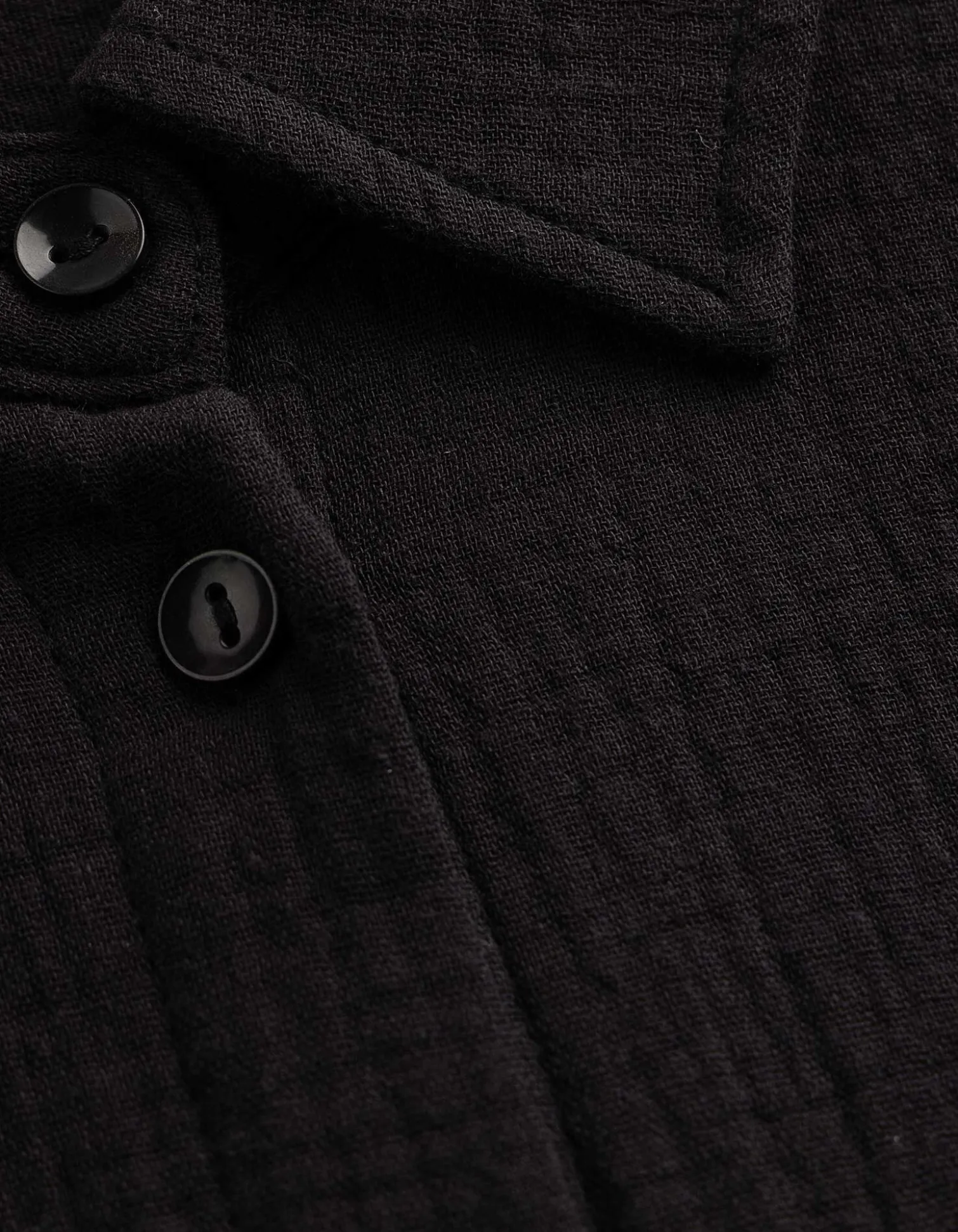 Bluse - Musselin - schwarz