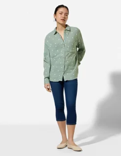 Bluse - Musselin - türkis
