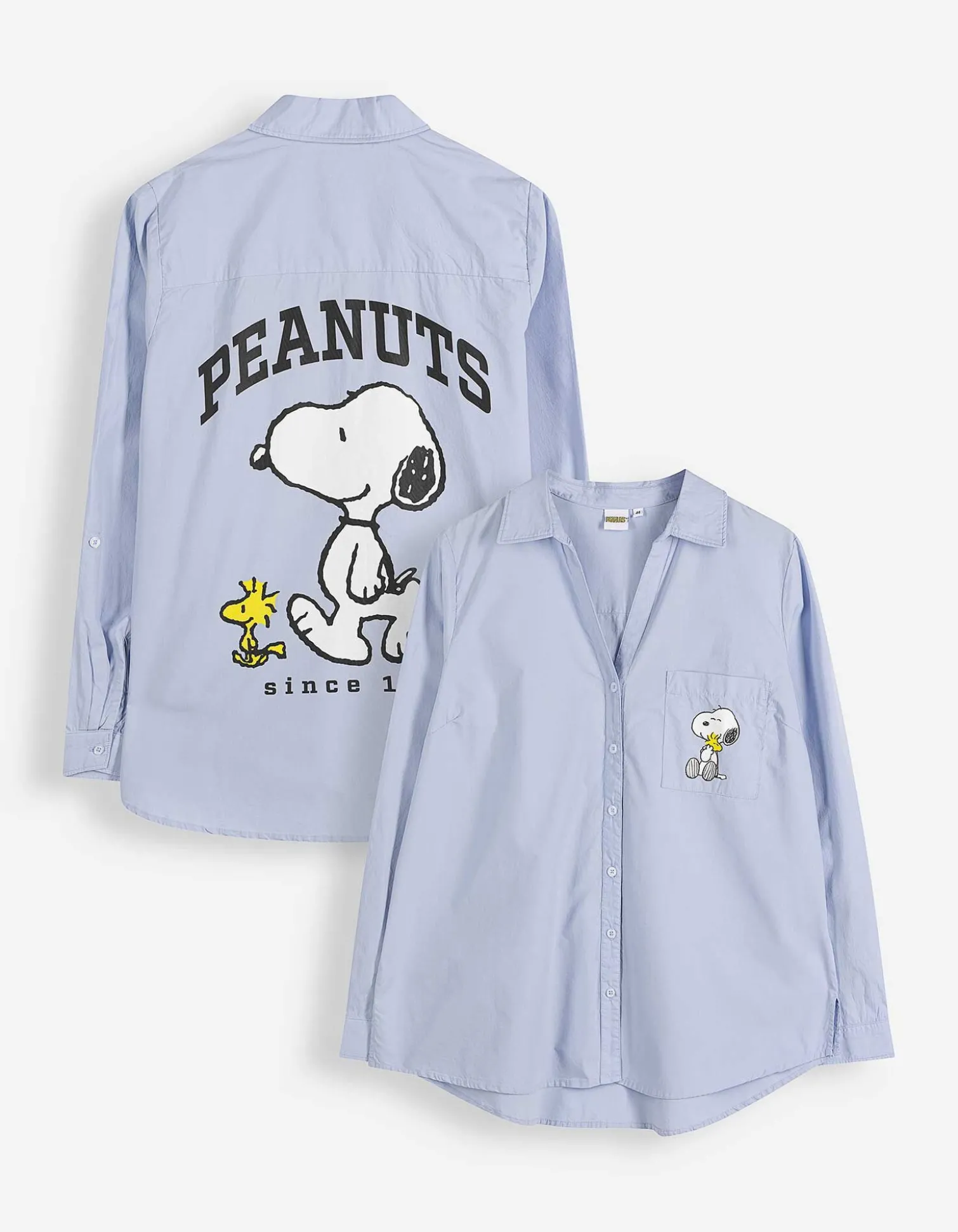 Bluse - Snoopy - hellblau