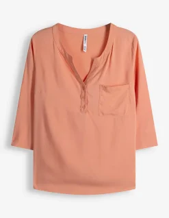 Bluse - Viskose - orange