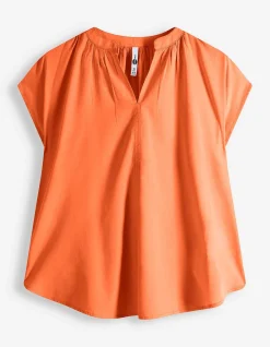 Blusenshirt - einfarbig - hellrot