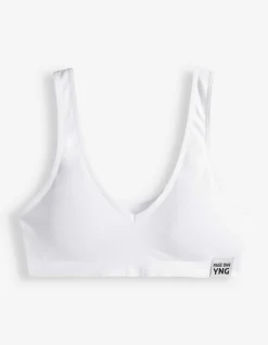 Bralette - einfarbig - weiß