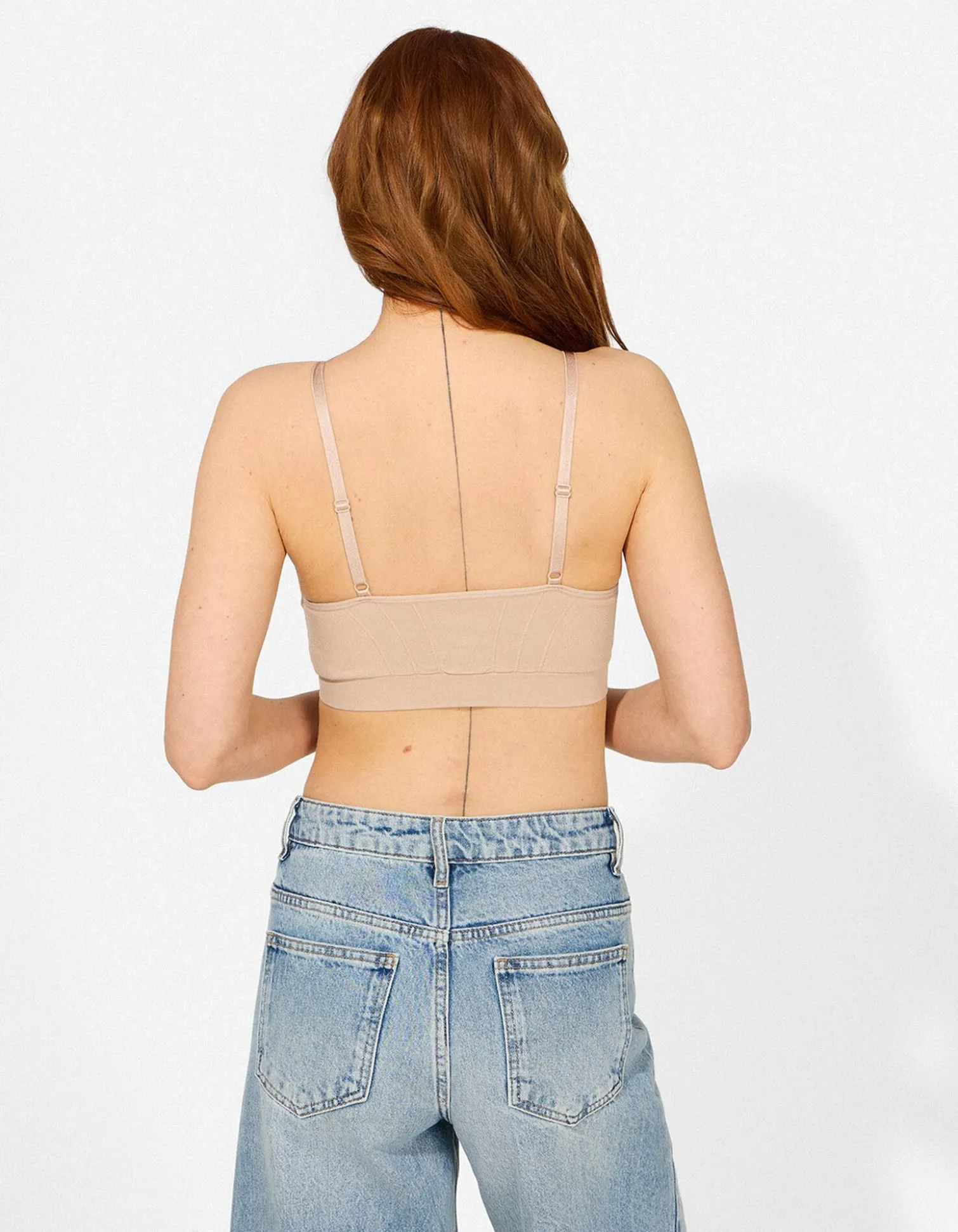 Bustier - überwiegend nahtlos - rosa