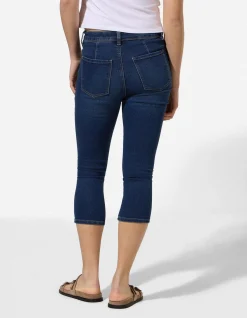 Caprihose - Skinny Fit - dunkelblau