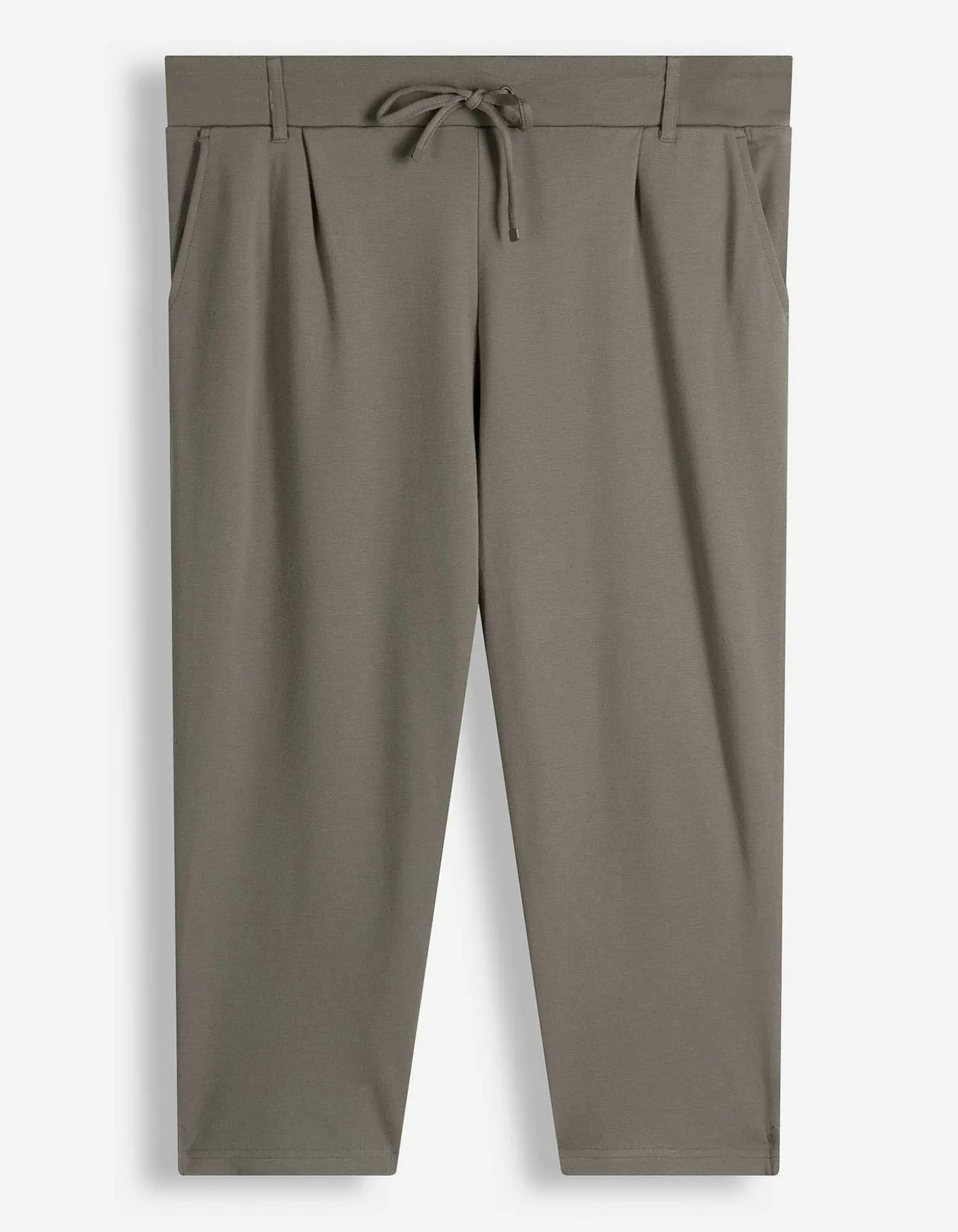 Caprihose - Skinny Fit - grün
