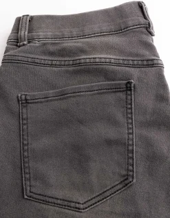 Caprihose - Skinny Fit - grau