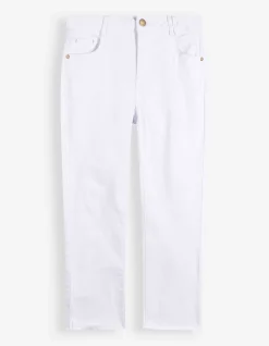Caprihose - Skinny Fit - weiß