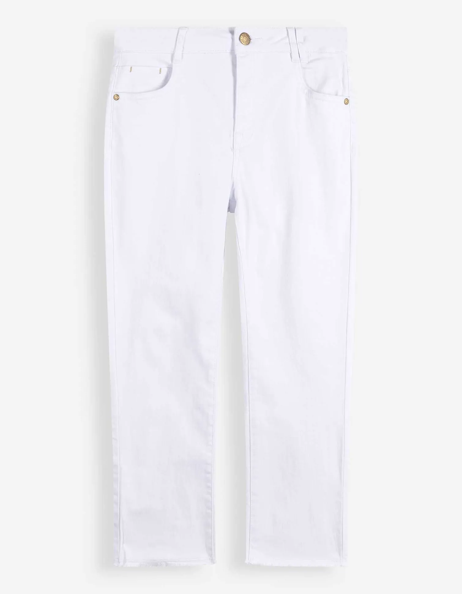 Caprihose - Skinny Fit - weiß
