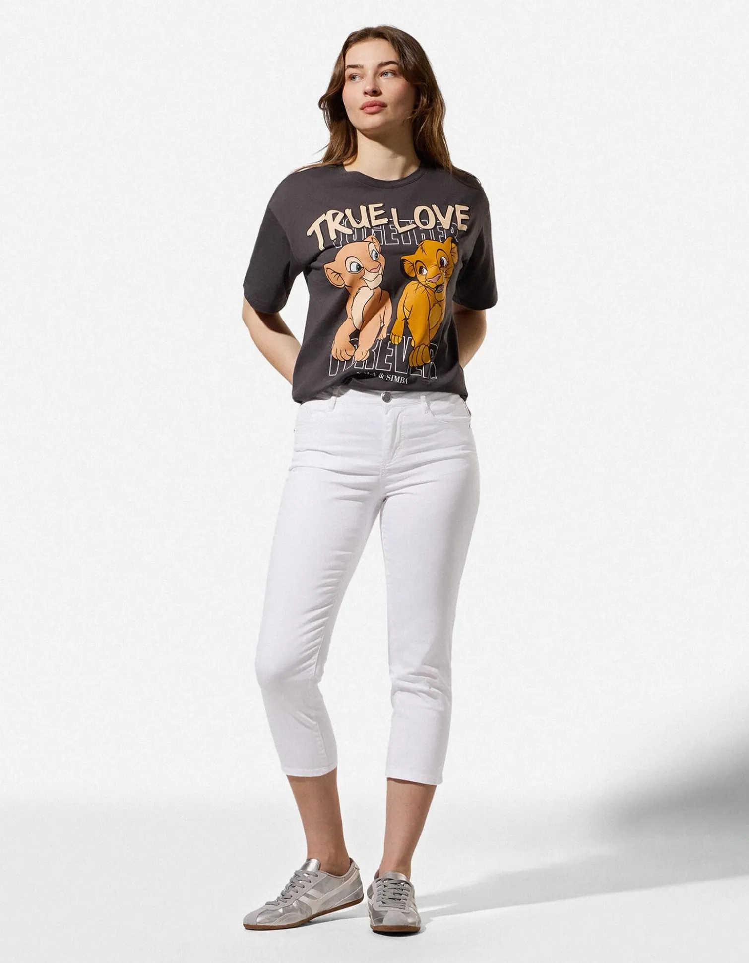 Caprihose - Twill - weiß